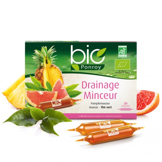 Ampoules Drainage Minceur Bio Minceur PONROY